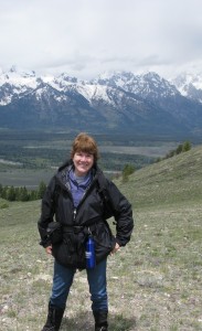 Mary Burke in the Grand Tetons