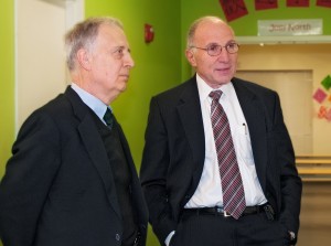 Ralph Cicerone, president of the National Academy of Sciences, and Phil Needleman